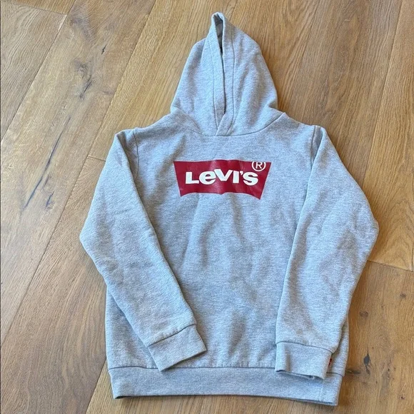 Levi's Heather Gray Sweatshirt with Red Logo - Picture 3 of 3